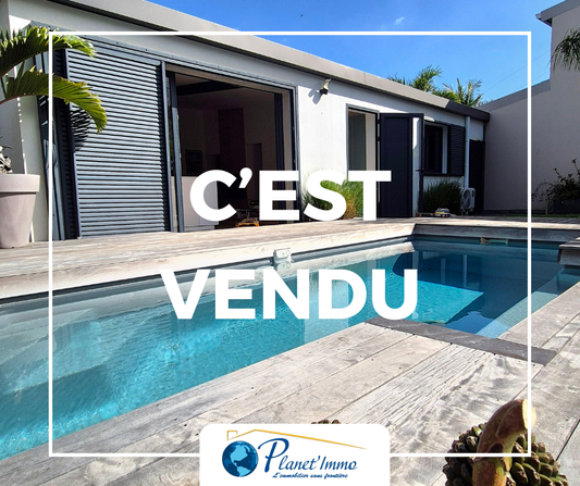 SAINT-PIERRE/LIGNE PARADIS Maison de charme rénovée + piscine