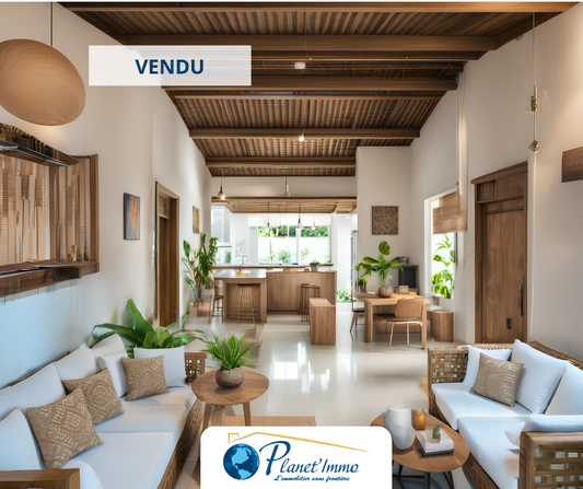 SAINT-LOUIS/ CASE CREOLE 90m2 - 1809m2 TERRAIN