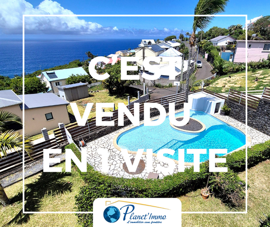 PETITE-ILE/APPARTEMENT DE STANDING AVEC VUE INCROYABLE SUR L'OCEAN