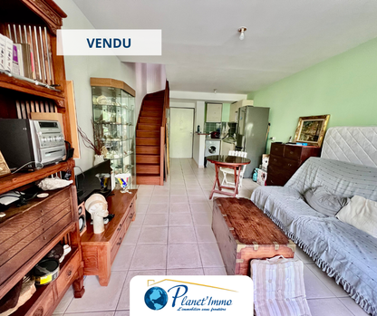 SAINT DENIS / CHARMANT APPARTEMENT DUPLEX À BELLEPIERRE
