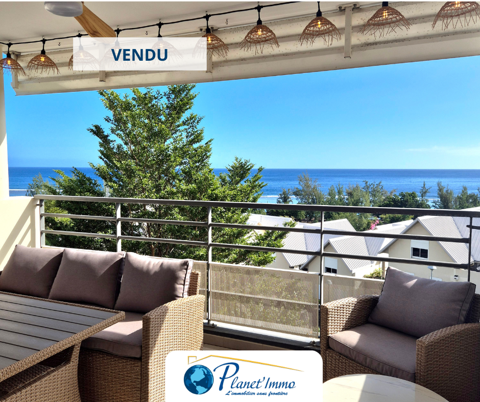 SAINT LEU/MAGNIFIQUE APPARTEMENT AU BORD DU LAGON